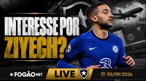 LIVE | Botafogo negocia contratação de Ziyech; Bellão prepara ajustes no time titular