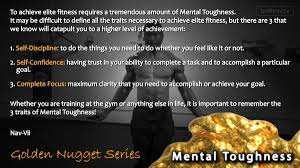 Mental Toughness - Motivational Quotes - Fitness Advice - Golden ... via Relatably.com