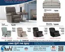 section with various discounted furniture itemsの画像