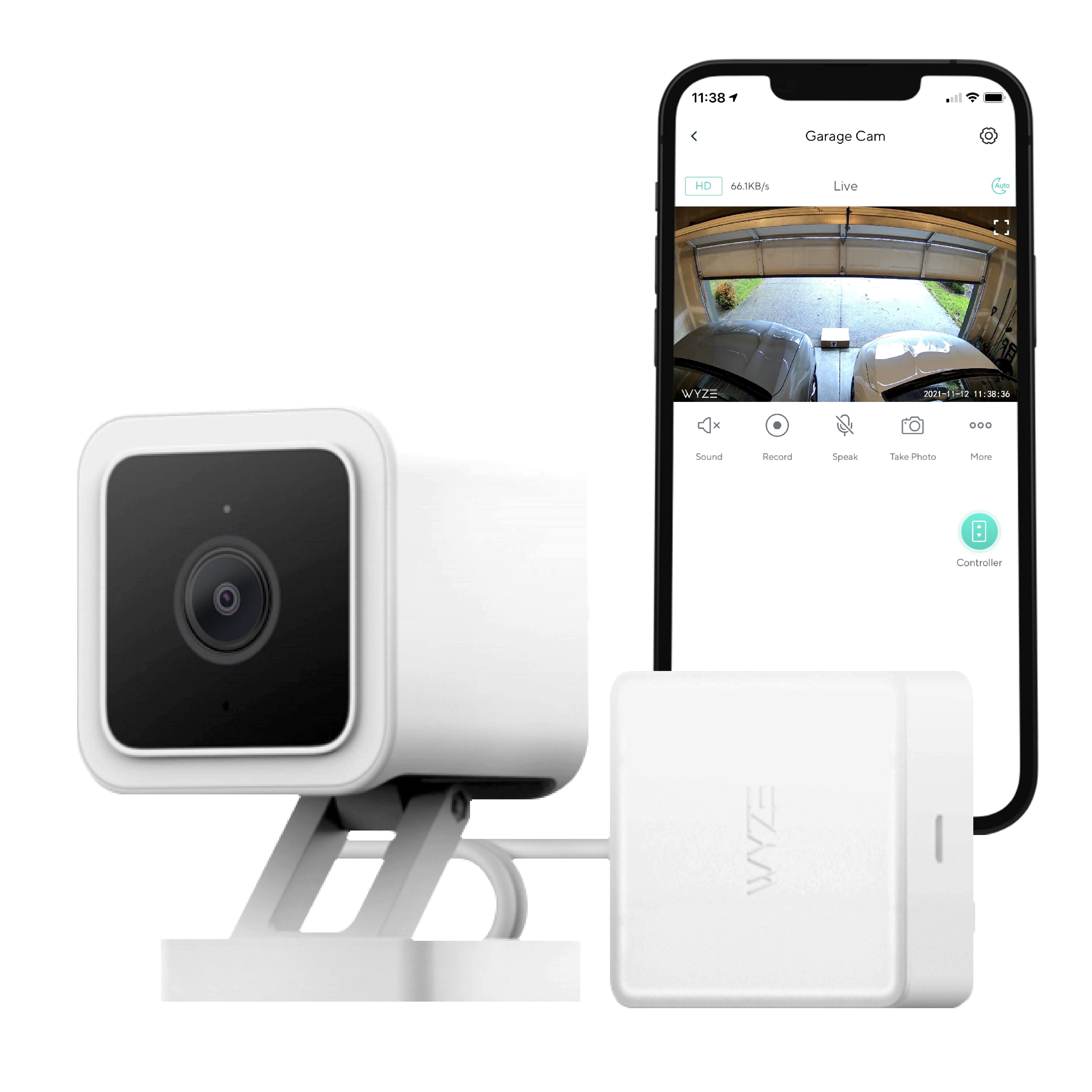 Wyze Cam v3 with Garage Door Controller