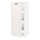 BRUSALI Wardrobe with 3 doors, white Ikea, Wardrobes and