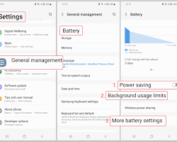 Image de Gestion générale sur appareil Samsung