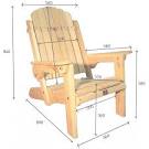 Fauteuil ADIRONDACK - Plan Tuto DIY Photos - Que Cache Ma