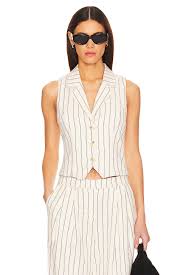 House of Harlow 1960 x REVOLVE Celia Vest Top in Cream - size XL - Product from Revolve