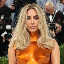 Kim Kardashian’s Rust-Gold Breastplate Is Made From a Mold of a ’60s Model