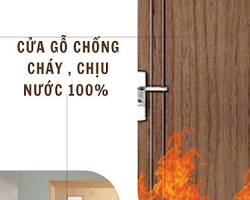 Hình ảnh về Cửa gỗ nhựa Composite chịu cháy