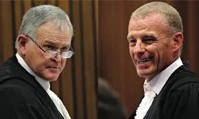 Barry Roux and Gerrie Nel are formidable courtroom opponents. Photograph: Reuters/AFP. The world&#39;s most famous murder suspect, Oscar Pistorius, ... - Barry-Roux-and-Gerrie-Nel-011