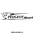 Sticker peugeot sport