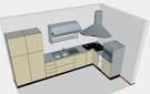 Cucine 2D - disegni di cucine in dwg (1)