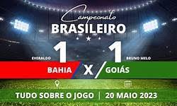 placar do jogo do bahia