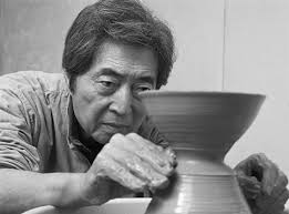 Master Potter Shiro Tsujimura teaches Prime Minister - Ceramics and Pottery Arts and Resources - 4-Morihiro-HOSOKAWA-BD