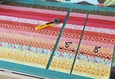 Résultat de recherche d'images pour "jelly roll strip quilt pattern"