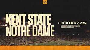 Kent State Football to Face Notre Dame on October 2, 2027 - Kent State Golden Flashes
