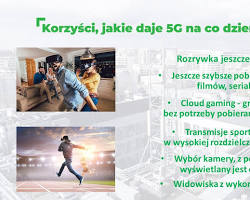 Obraz: Rozrywka i transmisja 5G