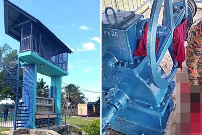 Worker dies after headscarf gets caught in water gate roller in Sabak Bernam; fire team found 56-year-old unconscious, pronounced dead by Health Ministry