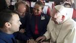 Made heaven: Pope performs first
