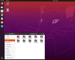 Image of Ubuntu Desktop home screen