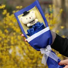 Image result for karangan bunga mawar biru