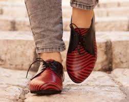 Image result for black and red ladies flats