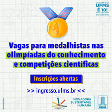 Medalhistas de competições de conhecimento podem ingressar em cursos de graduação