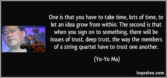 One is that you have to take time, lots of time, to let an idea ... via Relatably.com