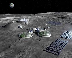 Image of Lunar Base concept art