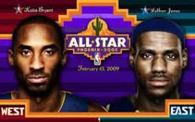 East and West players LeBron James and Kobe Bryant - 300px-Bryant-James