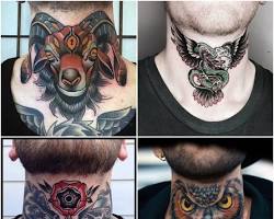 Image de Animal neck tattoo men