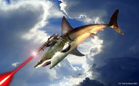 Image result for sharks with laser beams