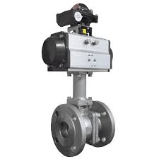Pneumatic Actuated High Temperature Flanged Ball Valve ...