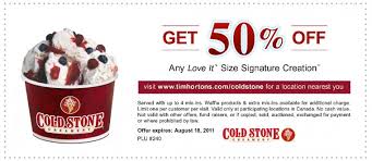 cold stone creamery coupons