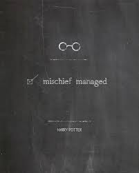 Mischief Managed Harry Potter Movie Quotes by AltusPhotoDesign ... via Relatably.com