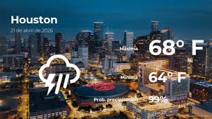 Pronóstico del tiempo en Houston: ¿Lluvias y temperaturas suaves para esta semana?