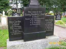 Grab von Georg Friedrich Schaaf (19.10.1862-19.11.1936), Friedhof ...