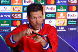 Simeone: “¿Favoritos? Si es porque ellos entraron cuartos, en realidad no lo somos” -