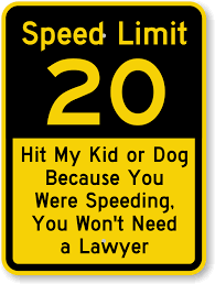 Image result for speed limit sign