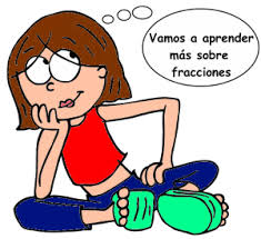 Resultado de imagen para dibujos de ejercicios con  fracciones para niños