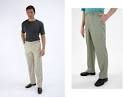 Mens trousers with elasticated waist