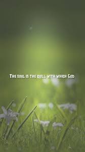 words, soul Quotes Wallpapers - The soul is the quill with which ... via Relatably.com