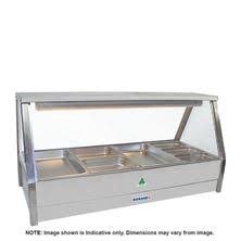 Shop HOT FOOD DISPLAY DBL ROW 12 PAN ROBAND - Chef's Hat