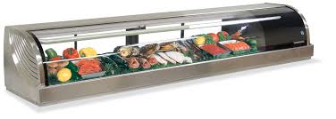 Hoshizaki HNC-210BA-L-SLH 84" Sushi Display Case ...