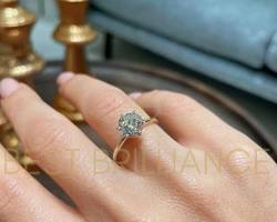 Image of 2 carat diamond solitaire ring