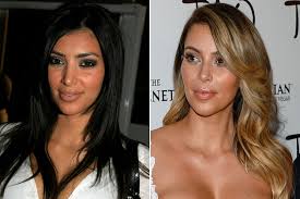 Résultat de recherche d'images pour "who is kim kardashian before and after"