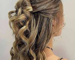 Image of Medium prom hairstyle