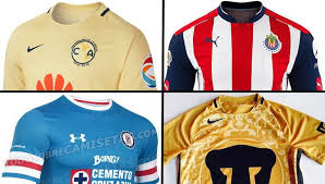 Resultado de imagen para uniformes liga mx 2017