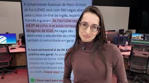 g1 em 1 minuto Mato Grosso do Sul: UEMS abre 360 vagas em cursos de línguas