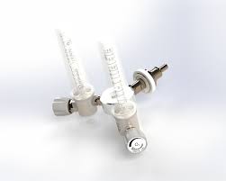 Double flowmeter for oxygen 0-15 l/min | Behringer