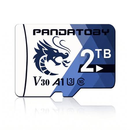2t Micro SD Card Class 10 , Uhs-i, C10, U3, V30, 4K, Large Capacity Full HD Memory Card Suitable For Smartphones, Cameras, Computers, Gaming And Other