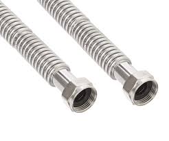 CMI Inc 24' Stainless Steel Flexible Water Line, 3/4' X 1 ...