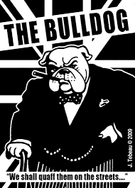 Image result for bulldog churchill